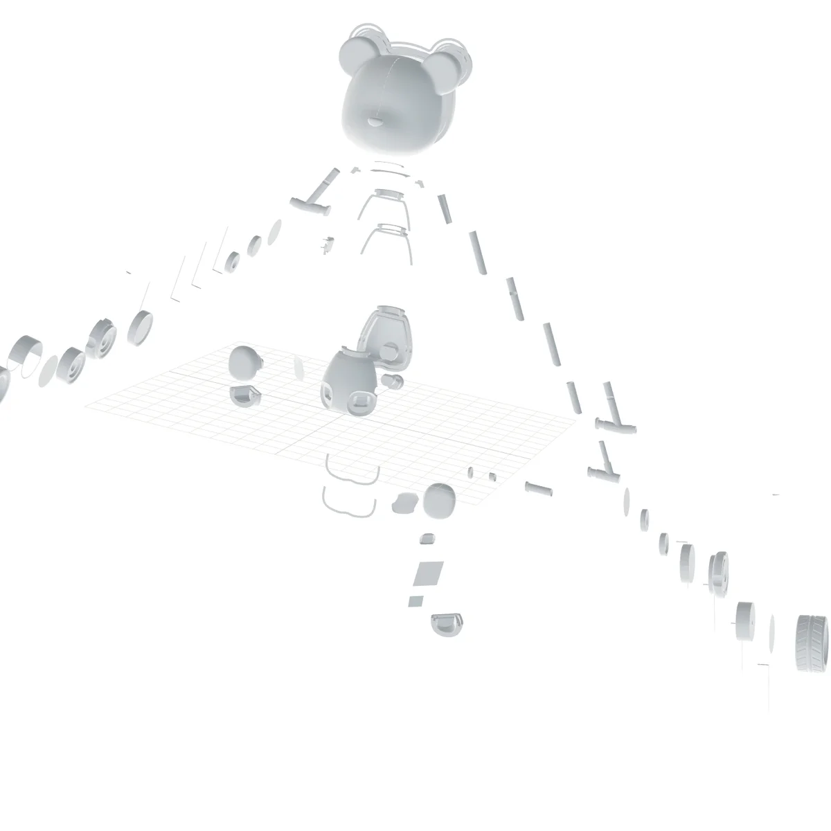 3D Modeling — step 02 of the PopZao production process